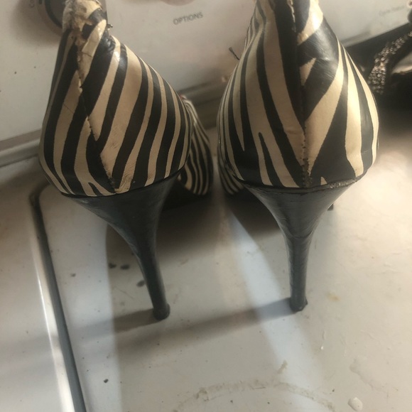 Zebra high heels size 9 - Picture 5 of 5